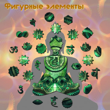 Деревянный фигурный пазл 