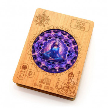 Деревянный фигурный пазл 