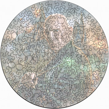 Деревянный фигурный пазл "Лорд Волан-де-Морт" 30x30 см, 203 деталей-4