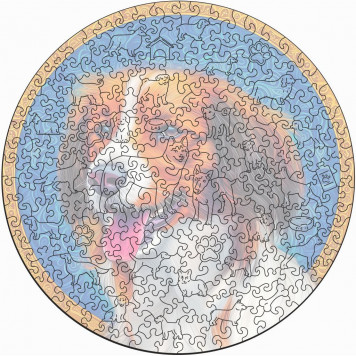 Деревянный фигурный пазл "Коикерхондье" 30x30 см, 262 деталей-3
