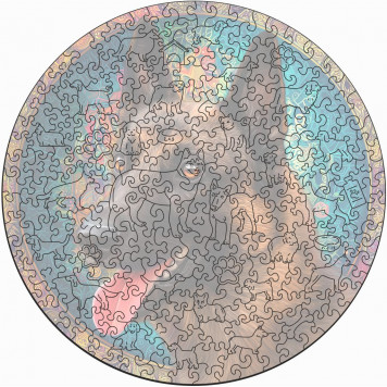 Деревянный фигурный пазл "Мандала Малинуа" 30x30 см, 262 деталей-3