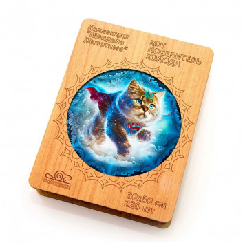 Деревянный фигурный пазл 