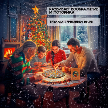 Деревянный фигурный пазл 