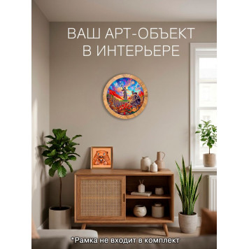 Деревянный фигурный пазл "Волгоград. Речной круиз" 30x30 см, 189 деталей-6