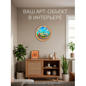 Деревянный фигурный пазл "Углич. Речной круиз" 30x30 см, 189 деталей-6