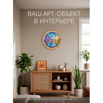 Деревянный фигурный пазл "Нижнекамск" 30x30 см, 189 деталей-6