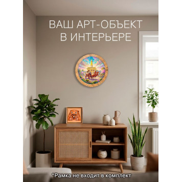Деревянный фигурный пазл "Кострома" 30x30 см, 189 деталей-6