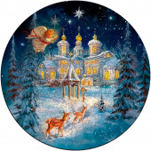 Деревянный фигурный пазл "Свет ангела" 30x30 см, 200 деталей