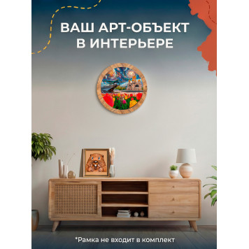 Деревянный фигурный пазл "Фантастический Ил-2. Самарская область." 30x30 см, 182 деталей-6
