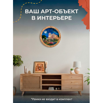 Деревянный фигурный пазл "Дом со слонами. Самарская область." 30x30 см, 182 деталей-6