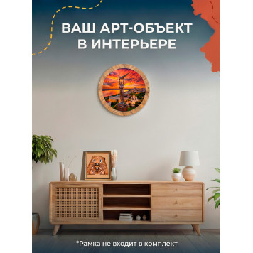 Деревянный фигурный пазл "Площадь Славы. Самарская область." 30x30 см, 182 деталей-6