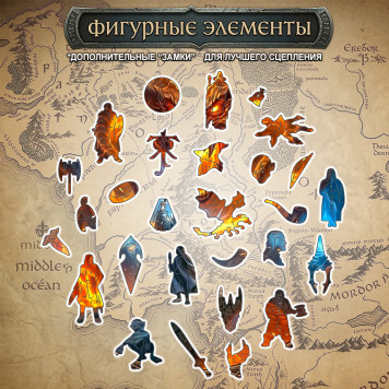 Деревянный фигурный пазл "Гнев Балрога. Властелин колец" 30x30 см, 181 деталей-4