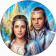 Деревянный фигурный пазл "Элронд и Арвен. Властелин колец" 30x30 см, 181 деталей