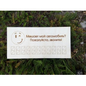 Табличка "Номер телефона - Смайл"
